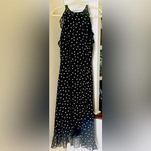Elle, size M halter neck high-low polka dot dress.  New with tags from Kohl’s.